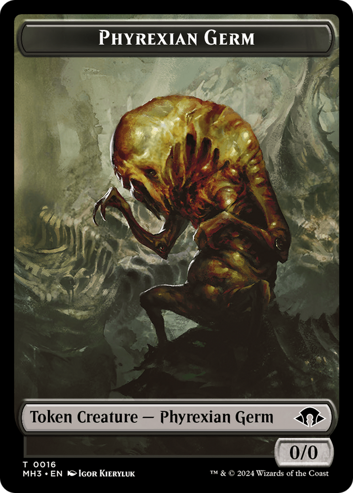 Phyrexian Germ // Snake Double-Sided Token [Modern Horizons 3 Tokens]