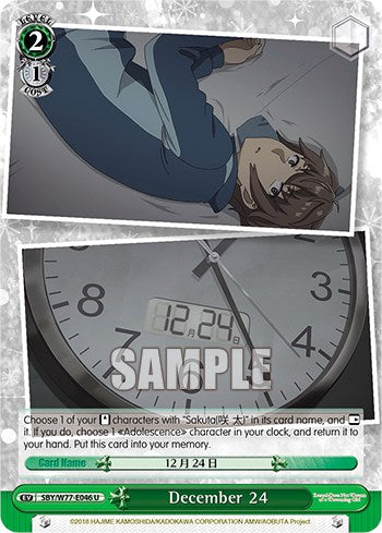 December 24 [Rascal Does Not Dream of a Dreaming Girl]