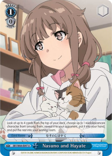 Nasuno and Hayate (SBY/W64-E097 U) [Rascal Does Not Dream of Bunny Girl Senpai]