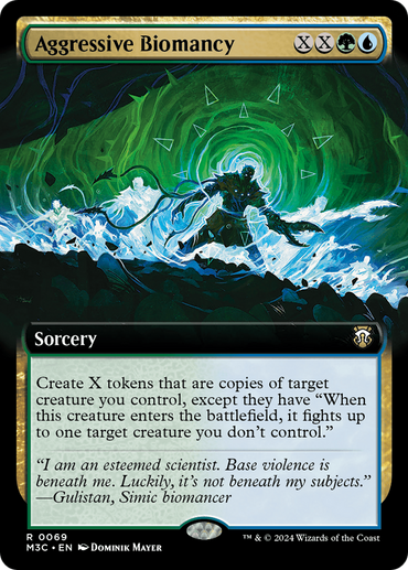 Aggressive Biomancy (Extended Art) [Modern Horizons 3 Commander]