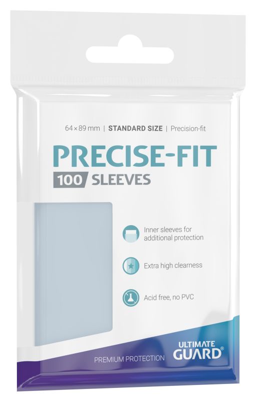 Ultimate Guard - Precise Fit Sleeves - Standard Size - 100 Count