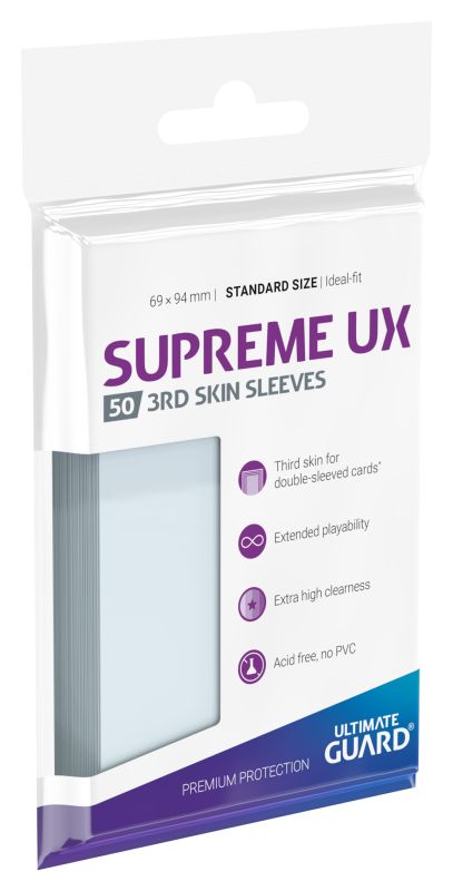 Ultimate Guard - Supreme UX 3RD Skin Sleeves - Standard Size - 50 Count