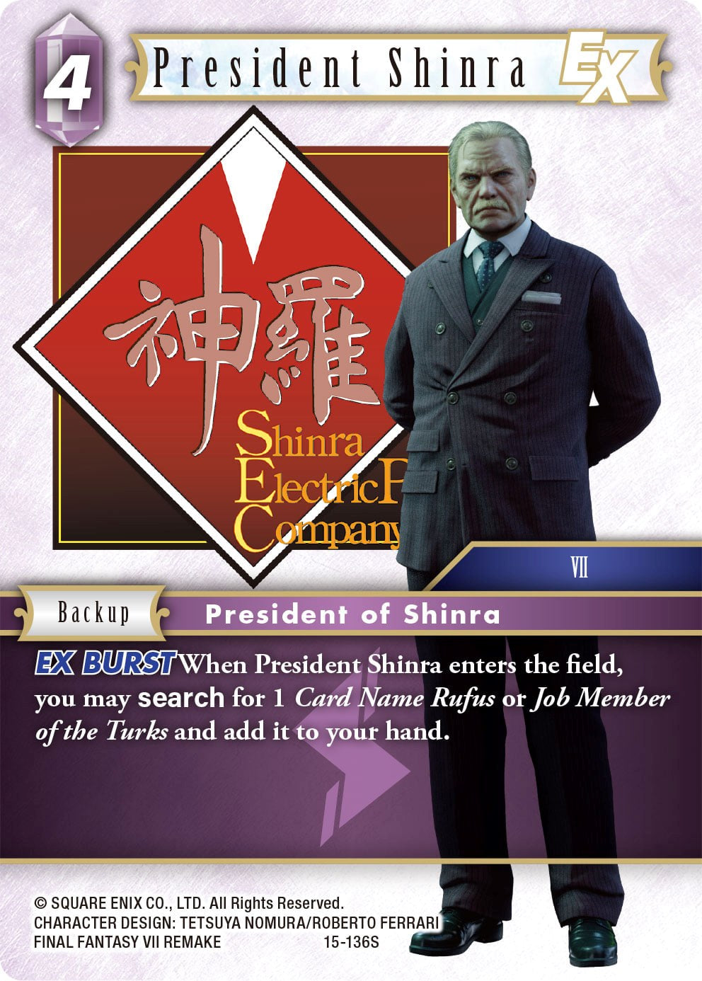 President Shinra EX [Crystal Dominion]