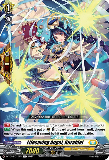 Lifesaving Angel, Kurabiel (D-TD03/010EN) [Raika Koshiba -Skyfall Executors-]