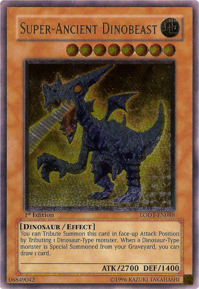 Super-Ancient Dinobeast [LODT-EN088] Ultimate Rare