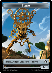 Servo // Zombie Double-Sided Token [Modern Horizons 3 Tokens]