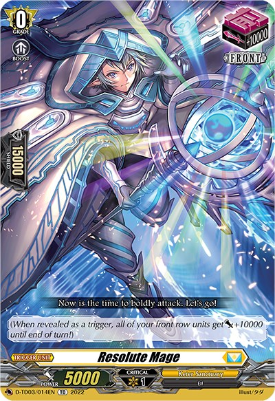 Resolute Mage (D-TD03/014EN) [Raika Koshiba -Skyfall Executors-]