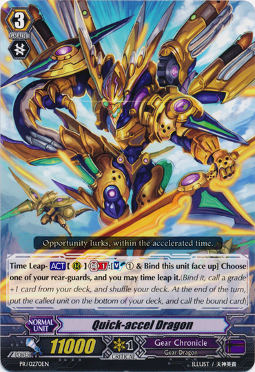 Quick-accel Dragon (PR/0270EN) [Promo Cards]
