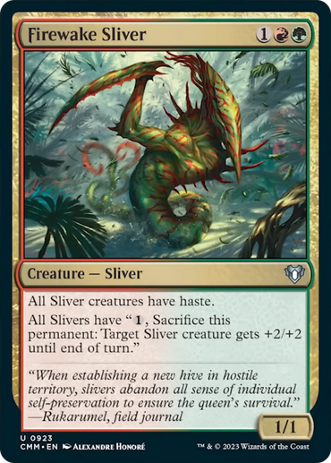 Firewake Sliver [Commander Masters]