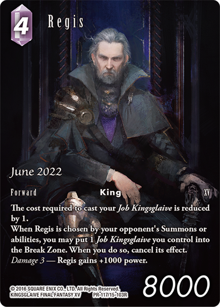 Regis (Full Art) (June 2022) [Crystal Dominion Promo Cards]