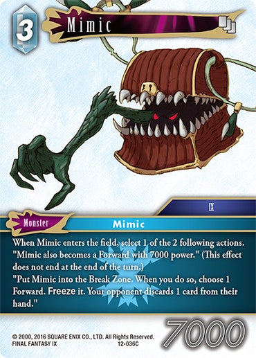 Mimic [Opus XII]