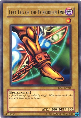 Left Leg of the Forbidden One [RP01-EN018] Rare