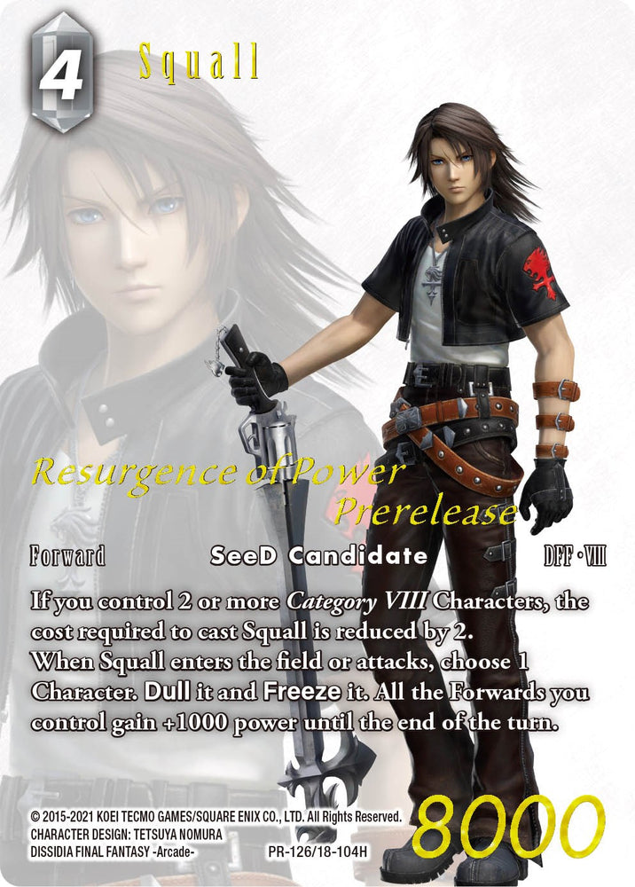 Squall (Prerelease Promo) [Resurgence of Power]