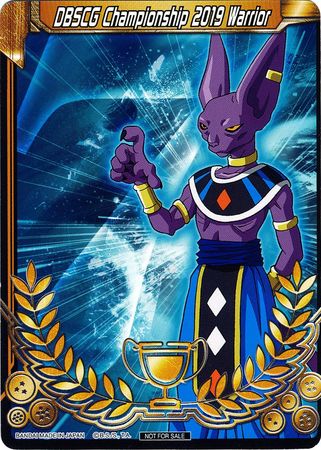 DBSCG Championship 2019 Warrior (Merit Card) - Universe 7 