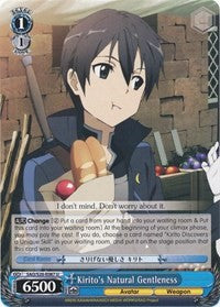Kirito's Natural Gentleness (SAO/S20-E087 U) [Sword Art Online]