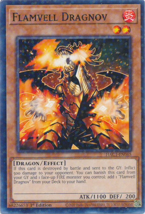 Flamvell Dragnov (Duel Terminal) [HAC1-EN065] Common