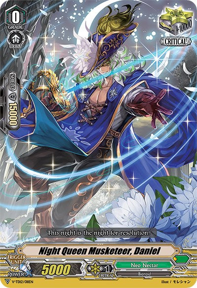 Night Queen Musketeer, Daniel (V-TD12/011EN) [Ahsha]