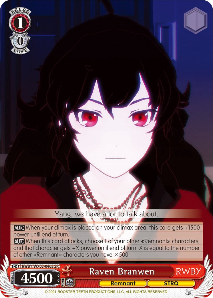 Raven Branwen (RWBY/WX03-046S SR) [RWBY]