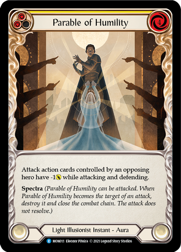 Parable of Humility [MON011-RF] (Monarch)  1st Edition Rainbow Foil