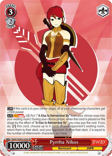Pyrrha Nikos (RWBY/WX03-053S SR) [RWBY]