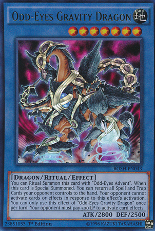 Odd-Eyes Gravity Dragon [BOSH-EN043] Ultra Rare