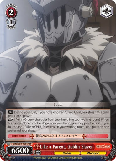 Like a Parent, Goblin Slayer (GBS/S63-TE06 TD) [Goblin Slayer]