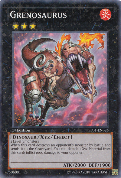 Grenosaurus [BP01-EN026] Starfoil Rare