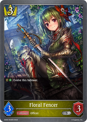 Floral Fencer (SD02-003EN) [Blade of Resentment]