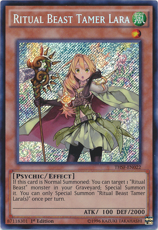 Ritual Beast Tamer Lara [THSF-EN022] Secret Rare