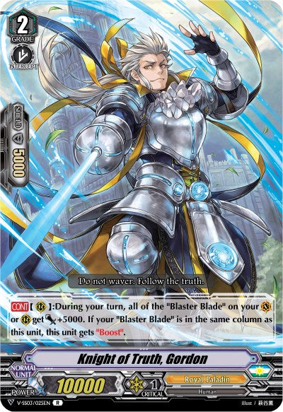 Knight of Truth, Gordon (V-SS03/025EN) [Festival Collection]