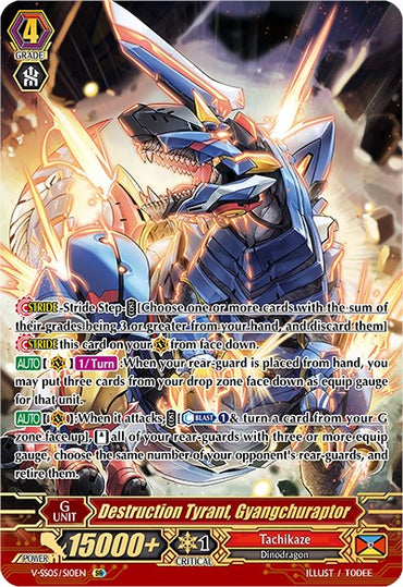 Destruction Tyrant, Gyangchuraptor (V-SS05/S10EN) [Premium Collection 2020]
