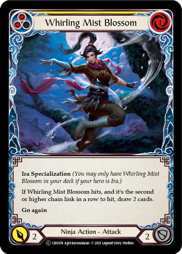 Whirling Mist Blossom [U-CRU074-RF] (Crucible of War Unlimited)  Unlimited Rainbow Foil