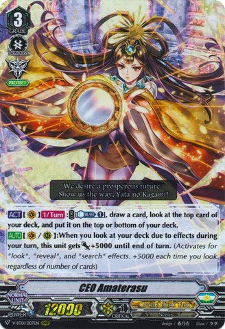 CEO Amaterasu (V-BT01/007EN) [Unite! Team Q4]