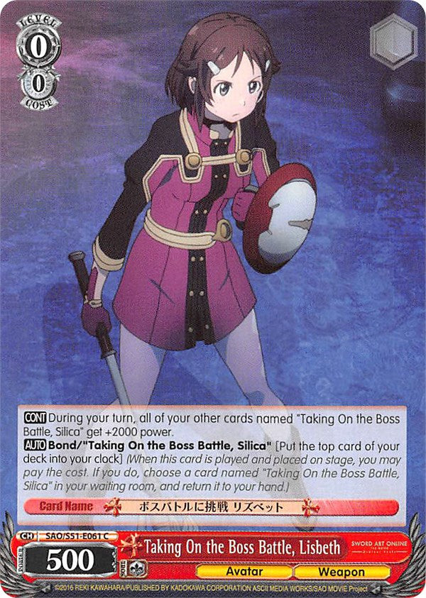 Taking On the Boss Battle, Lisbeth (SAO/S51-E061 C) [Sword Art Online The Movie: -Ordinal Scale-]