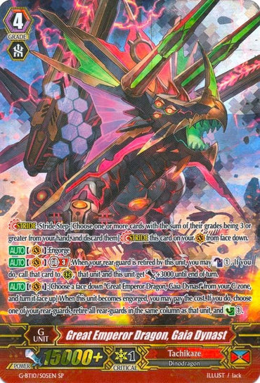 Great Emperor Dragon, Gaia Dynast (G-BT10/S05EN) [Raging Clash of the Blade Fangs]
