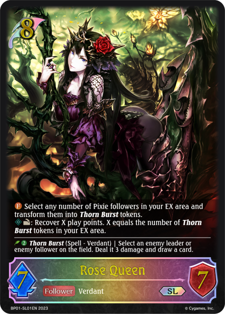 Rose Queen (BP01-SL01EN) [Advent of Genesis]