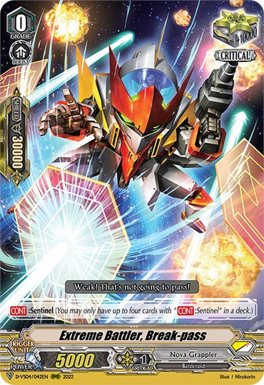 Extreme Battler, Break-pass (D-VS04/042EN) [V Clan Collection Vol.4]