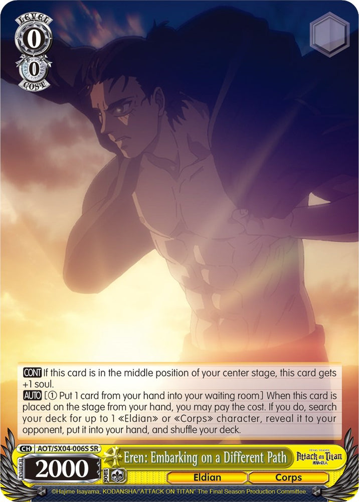 Eren: Embarking on a Different Path (Foil) [Attack On Titan: Final Season]