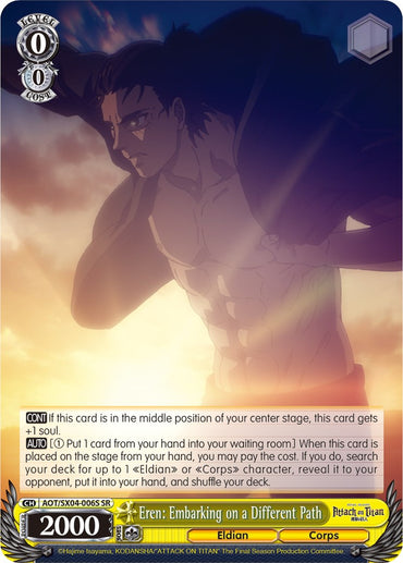 Eren: Embarking on a Different Path (Foil) [Attack On Titan: Final Season]