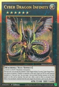 Cyber Dragon Infinity [MAGO-EN033] Gold Rare