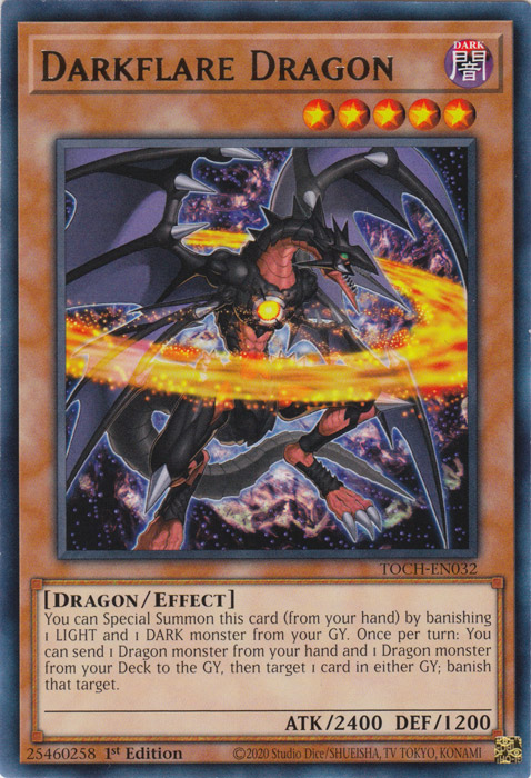 Darkflare Dragon [TOCH-EN032] Rare