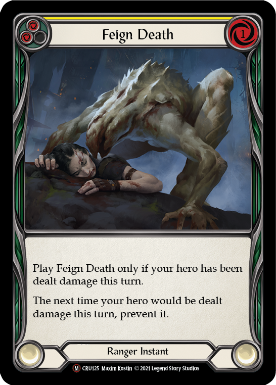 Feign Death [U-CRU125-RF] (Crucible of War Unlimited)  Unlimited Rainbow Foil