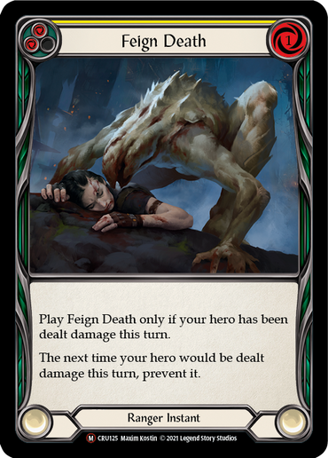 Feign Death [U-CRU125-RF] (Crucible of War Unlimited)  Unlimited Rainbow Foil