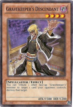 Gravekeeper's Descendant [BATT-EN010] Starfoil Rare