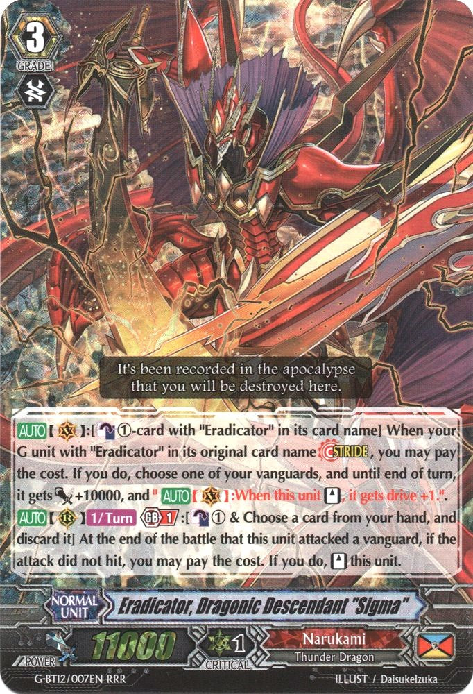 Eradicator, Dragonic Descendant 