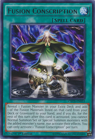 Fusion Conscription [CROS-EN053] Rare