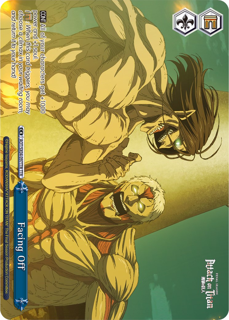 Facing Off (Foil) [Attack On Titan: Final Season]