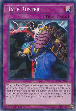 Hate Buster [BP03-EN205] Shatterfoil Rare