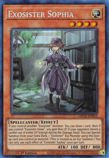 Exosister Sophia [GRCR-EN016] Collector's Rare