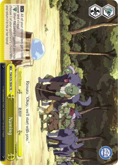 Naming (TSK/S70-TE09 TD) [That Time I Got Reincarnated as a Slime]